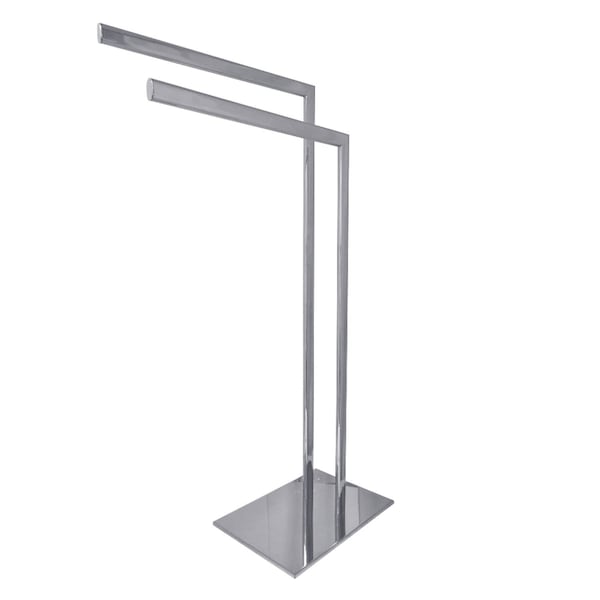 SCC3091 Edenscape Pedestal Dual Towel Rack, Polished Chrome